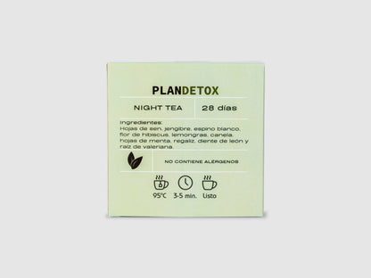 TÉ DETOX NOCTURNO VEGETAL