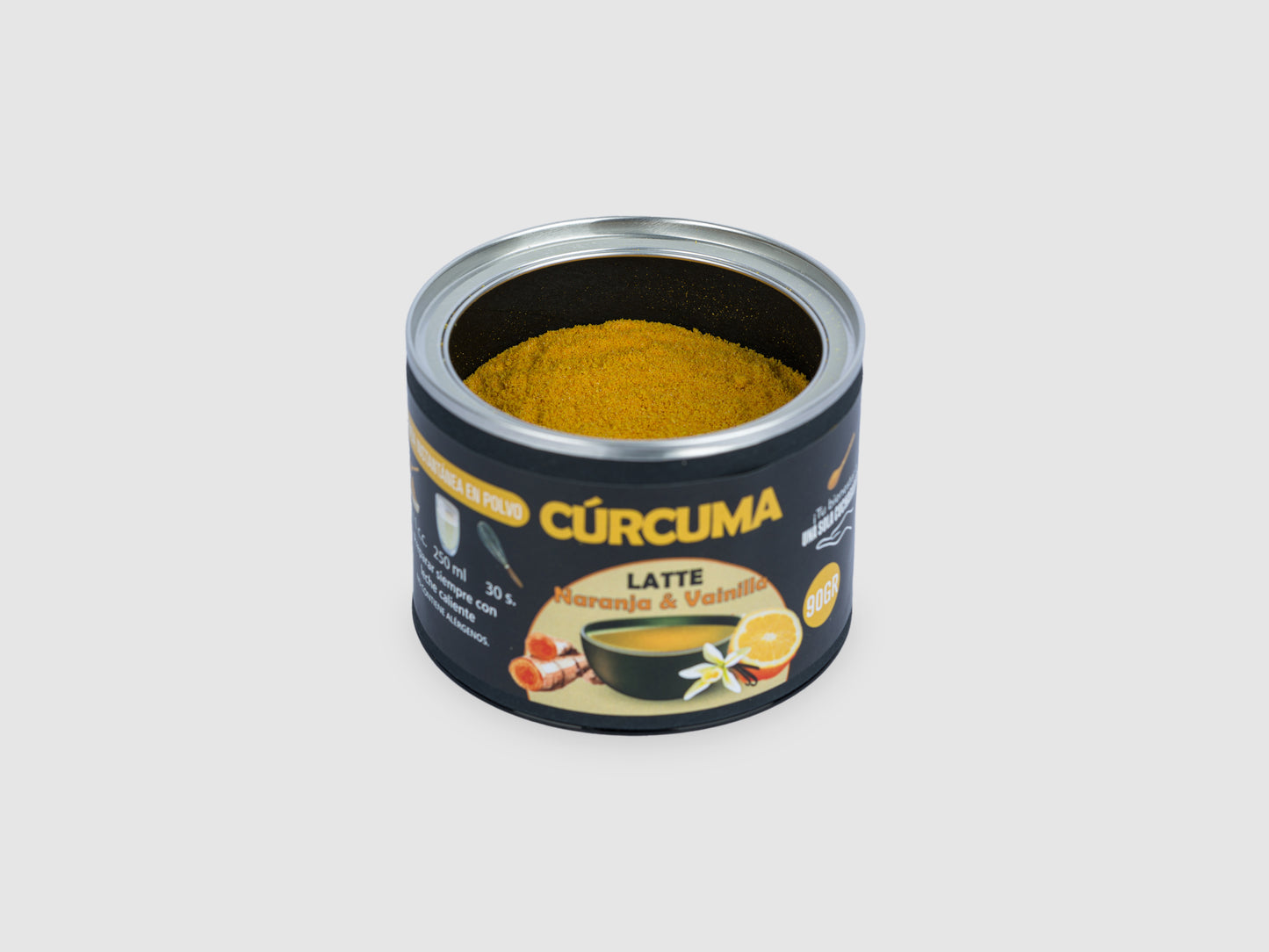 LATTE DE CÚRCUMA - NARANJA/VAINILLA